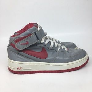 Nike air Air Force 1 red/grey size 5.5